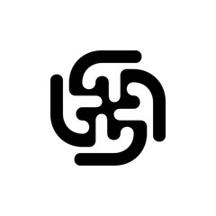 Abstract logo. Icon design. Template elements - vector sign