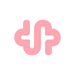 Colorful abstract logo. Icon design. Template elements - vector sign