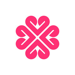 Colorful abstract logo. Icon design. Template elements - vector sign