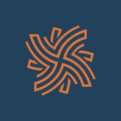 Colorful abstract logo. Icon design. Template elements - vector sign