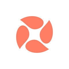 Colorful abstract logo. Icon design. Template elements - vector sign