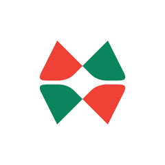 Colorful abstract logo. Icon design. Template elements - vector sign