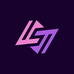 Colorful abstract logo. Icon design. Template elements - vector sign