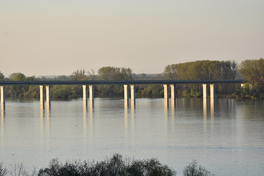 Pupin Bridge in Serbia across the Danube