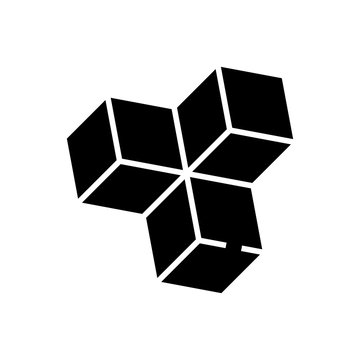 Programming units black icon, concept illustration, vector flat symbol, glyph sign.