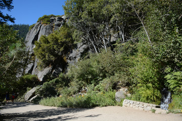 SOUTH LAKE TAHOE, CALIFORNIA, USA - AUGUST 21, 2019: Emerald Bay on Tahoe Lake