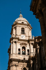 torre de la iglesia catedral de malaga, andalucia