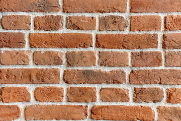 red brick texture and natural light
