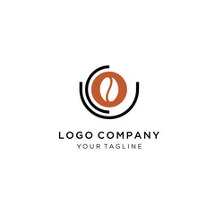 Coffee vector logo design template. Vector coffee shop labels.