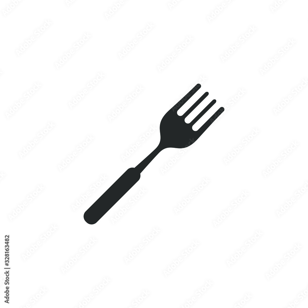 Poster cutlery icon template color editable. cutlery symbol vector sign isolated on white background illust