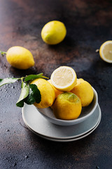 Fresh biological lemons