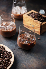 creamy ligueur with coffee