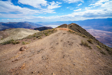 badwater basin from dantes view in death valley, california, usa