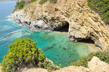 Fototapeta premium Sea off the coast of Crete