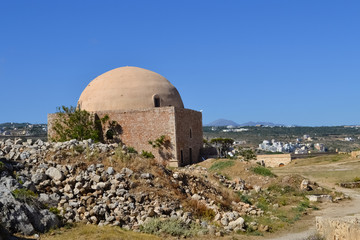 Mosque of sultan Ibrahim in Rethimnon fortress. Crete, Greece