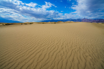 mesquite flat sand dunes in death valley, california, usa