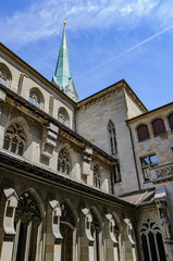 Fototapeta na wymiar Fraumünster Church, Zürich, Switzerland.