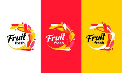 The logo for drinks. Sodas, lemonade, juice. Colourful