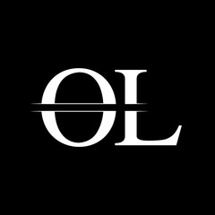 Initial Monogram Letter OL Logo Design Vector Template. OL Letter Logo Design