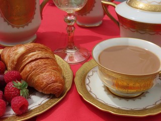French breakfast in style