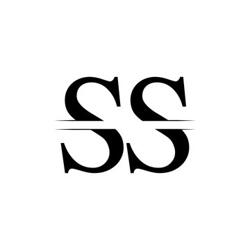 Initial Letter SS Logo Design Vector Template. SS Letter Logo Design
