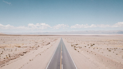 Aerial view of Atacama desert, Chile - Powered by Adobe