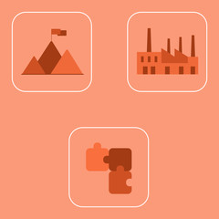 works concept icons - vectors ilustration