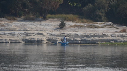 Fisherman, Hunter, Nil ,&Auml;gypten, Nilkreuzfahrt , Arabien, Angler, Boot, Angelboot, 