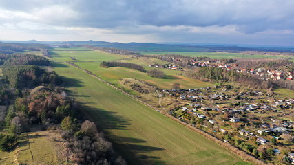 Harz - Vogelperspektive Quedlinburg