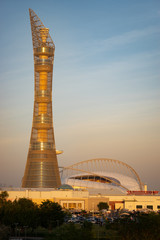 The Aspire Tower in Doha, qatar 