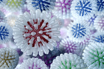 Virus colorati.