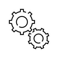 Working framework line icon, concept sign, outline vector illustration, linear symbol.