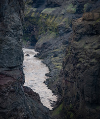 Markarfljotsgljufur canyon on the Laugavegur hiking trail in Iceland