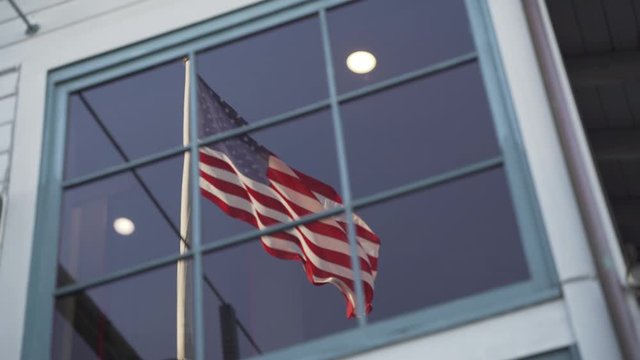 American Flag in the Sky