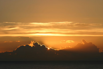 Beautiful landscape of the sunrise at Hualien