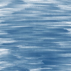 Obraz premium Blue water mark paint on White textured background
