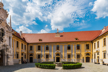 Courtyard of the Church of Durnstein