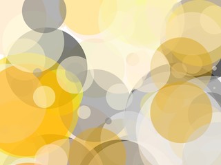 Abstract grey orange yellow circles illustration background