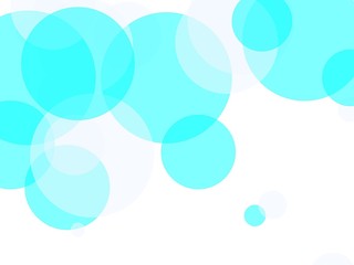 Abstract blue circles illustration background