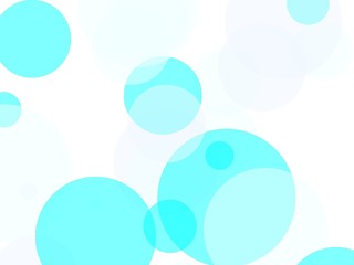Abstract blue circles illustration background