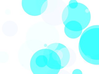 Abstract blue circles illustration background