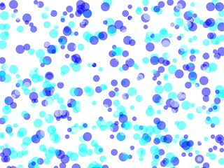 Abstract blue circles illustration background