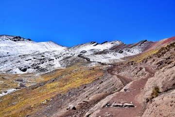 Vinicunca Rainbow Mountain , Peru 