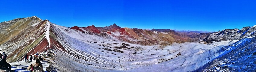 Vinicunca Rainbow Mountain , Peru 