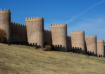 Fototapeta na wymiar gates in Avila, Spain