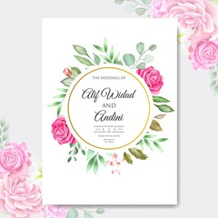 Beautiful Wedding Invitation Design Template