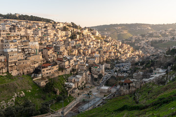 Fototapeta na wymiar The western outskirts of Jerusalem