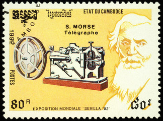 American painter and inventor Samuel Morse