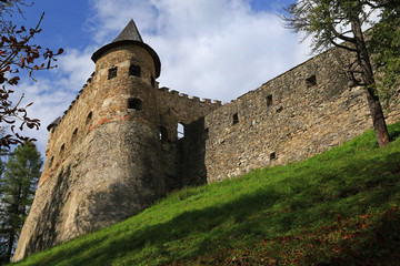 Fototapeta na wymiar Stara Lubovna Castle - medieval castle in Slovakia 