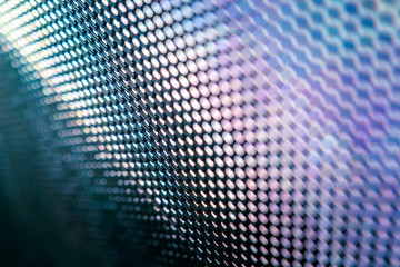 CloseUp LED blurred screen. LED soft focus background. abstract background ideal for design.